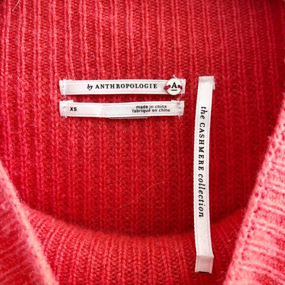 ANTHROPOLOGIE The Enza 100% Cashmere Poncho Sweater Vest Size XS - Picture 7 of 12